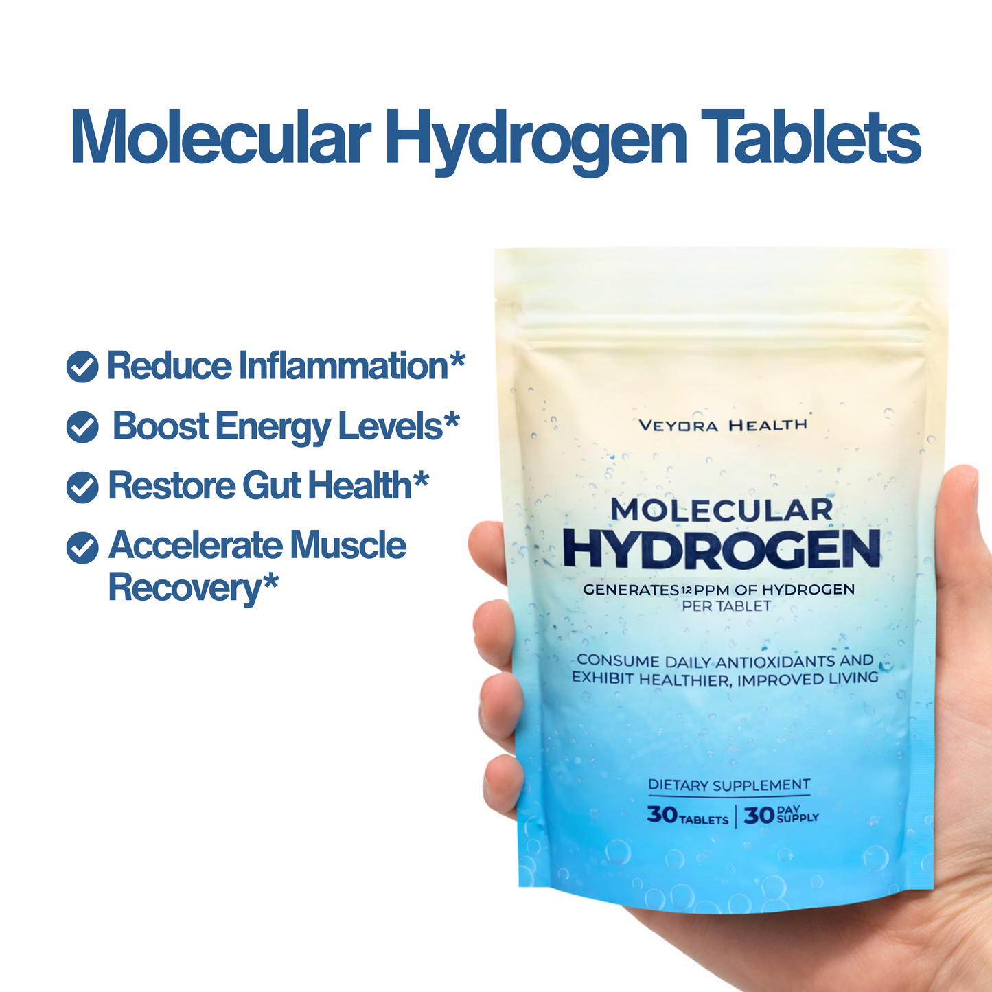 Veyora Health Molecular Hydrogen Tablets